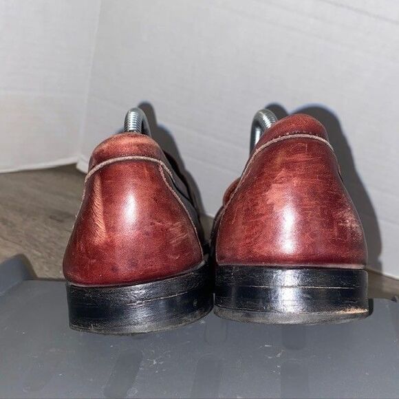 Allen Edmonds Penny Loafers Danbury Dress Shoes Oxblood Burgundy Mens 10.5 D - Picture 4 of 8
